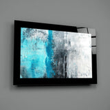 Blue and Blue Glass Wall Art.