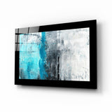 Blue and Blue Glass Wall Art.