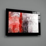 Red and Red Glass Wall Art.
