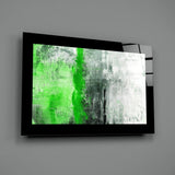 Green and Green Glass Wall Art.