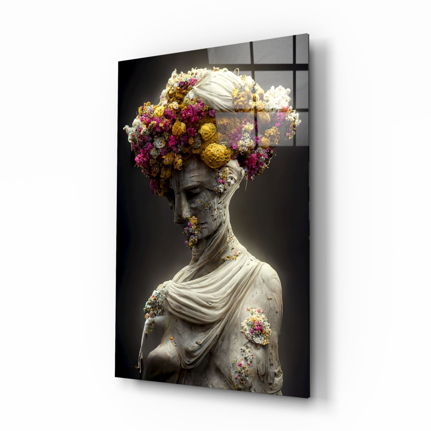 Abandoned Statue Glass Art  || Designer Collection.