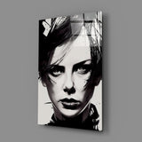 The Bellicose Glass Wall Art || Designer Collection.