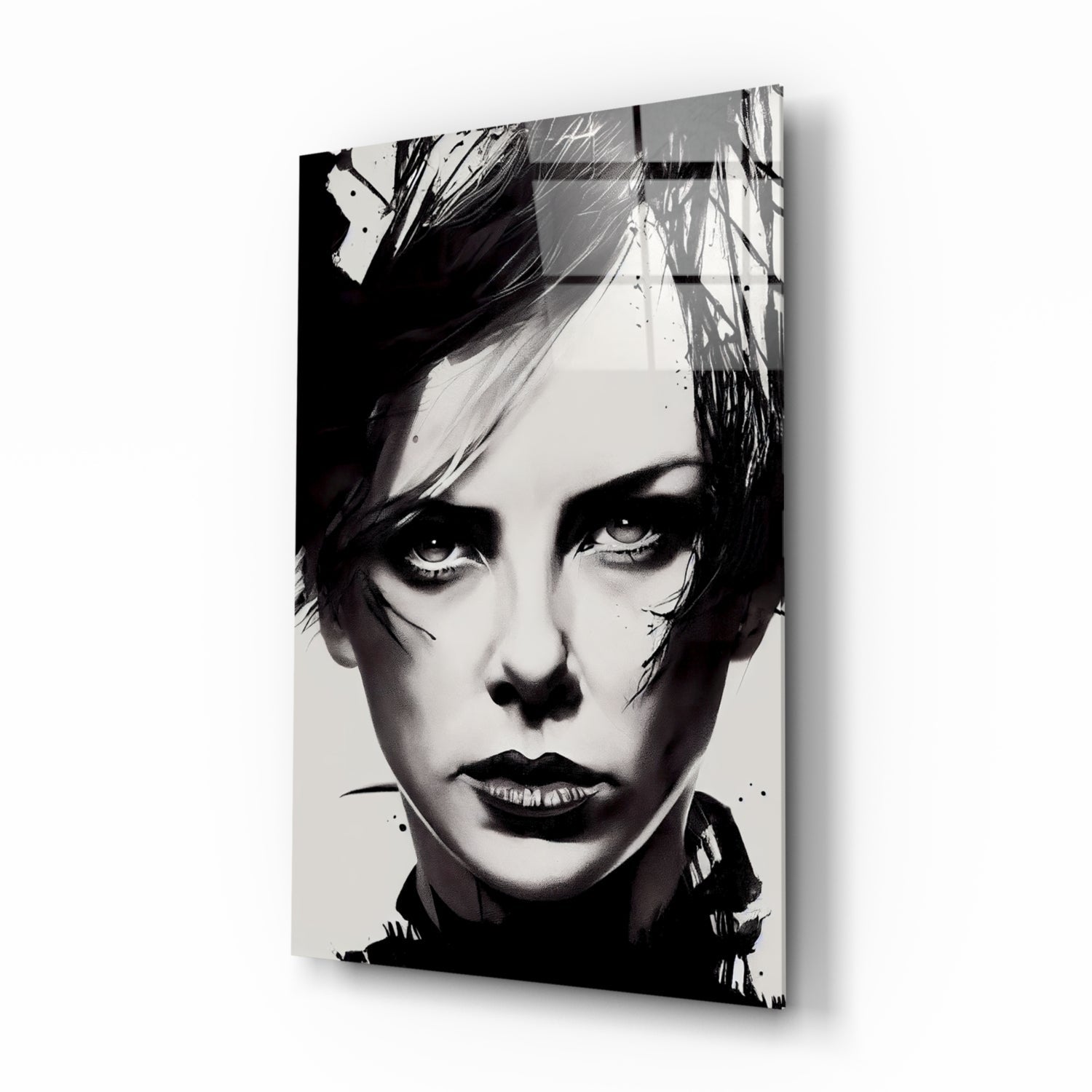 The Bellicose Glass Wall Art || Designer Collection.