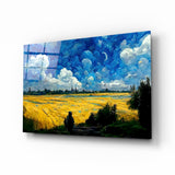 Cloudy Day Glass Glass Art  || Designer Collection.