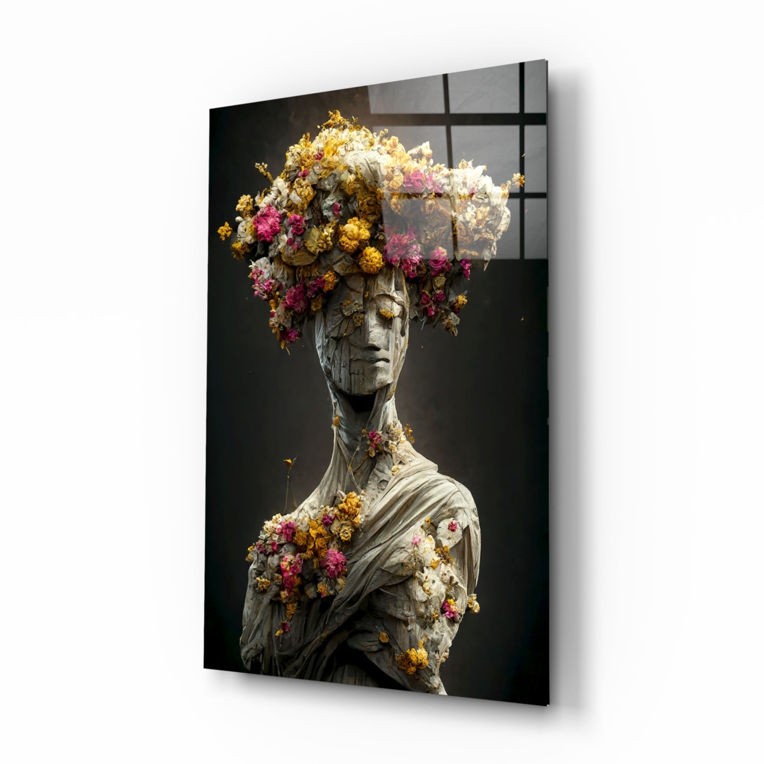 Abandoned Statue Glass Art  || Designer Collection.