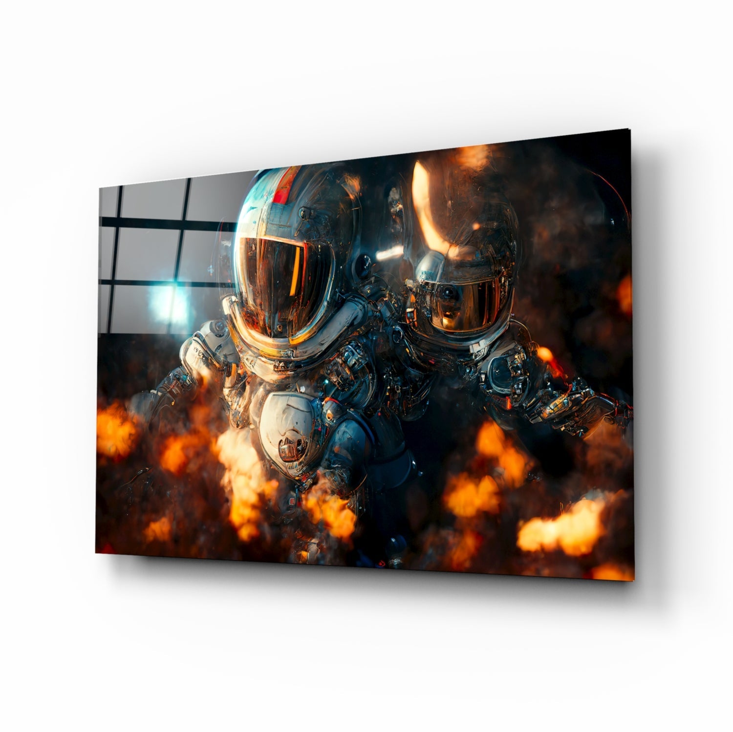The Drift Glass Wall Art || Designer Collection.