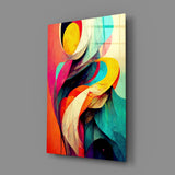 The Hug Glass Wall Art  || Designer Collection.