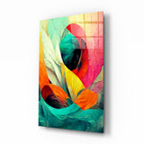 Hidden Swan Glass Wall Art  || Designer Collection.