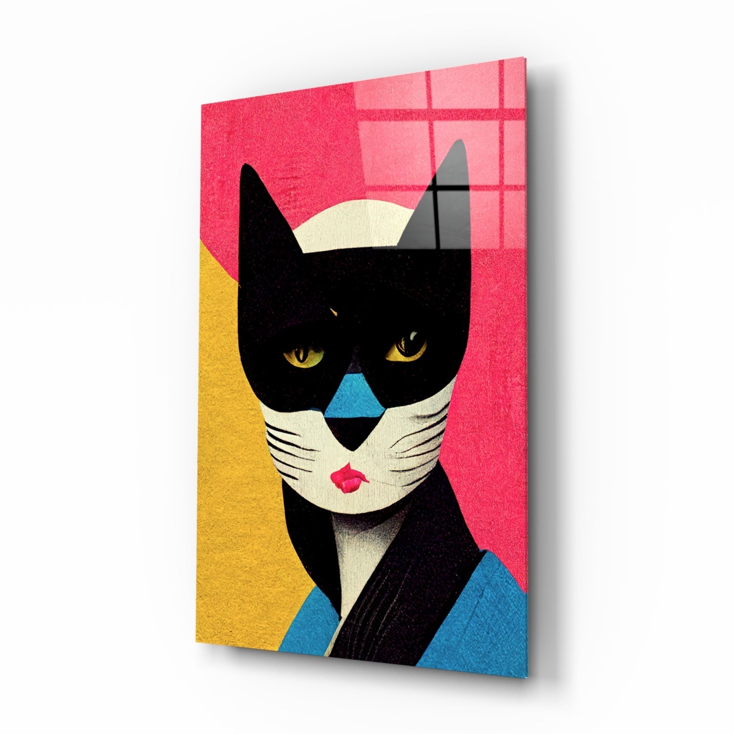 Masked Glass Wall Art  || Designer Collection.