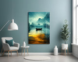 Silence Glass Wall Art  || Designer Collection.
