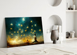 Mysticism Glass Wall Art  || Designer Collection.