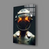 Robotic View Glass Wall Art  || Designer Collection.