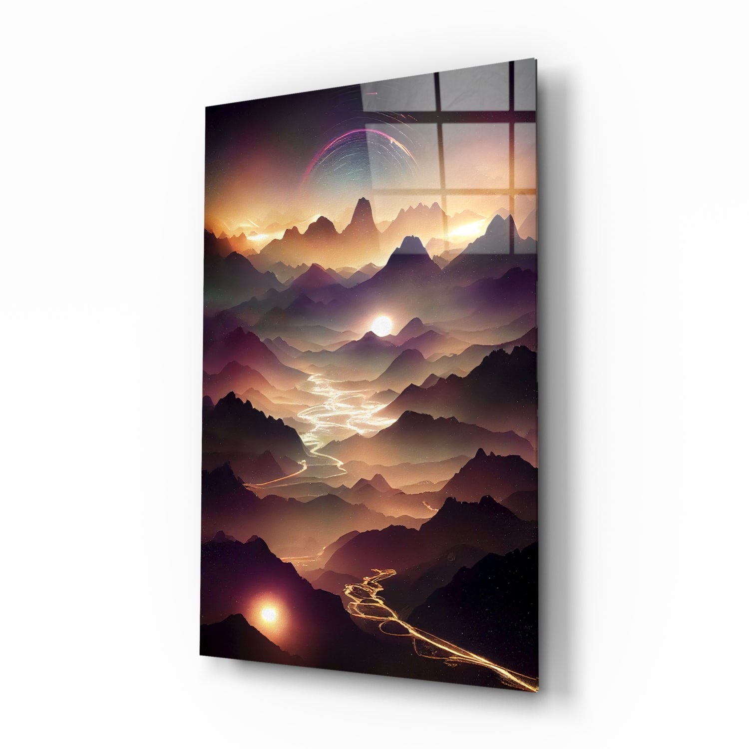 Lavas Glass Wall Art  || Designer Collection.