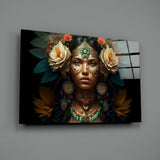 Beauty of the Clan Glass Wall Art  || Designer Collection.