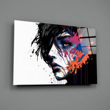 Rebel Beauty Glass Wall Art || Designer's Collection