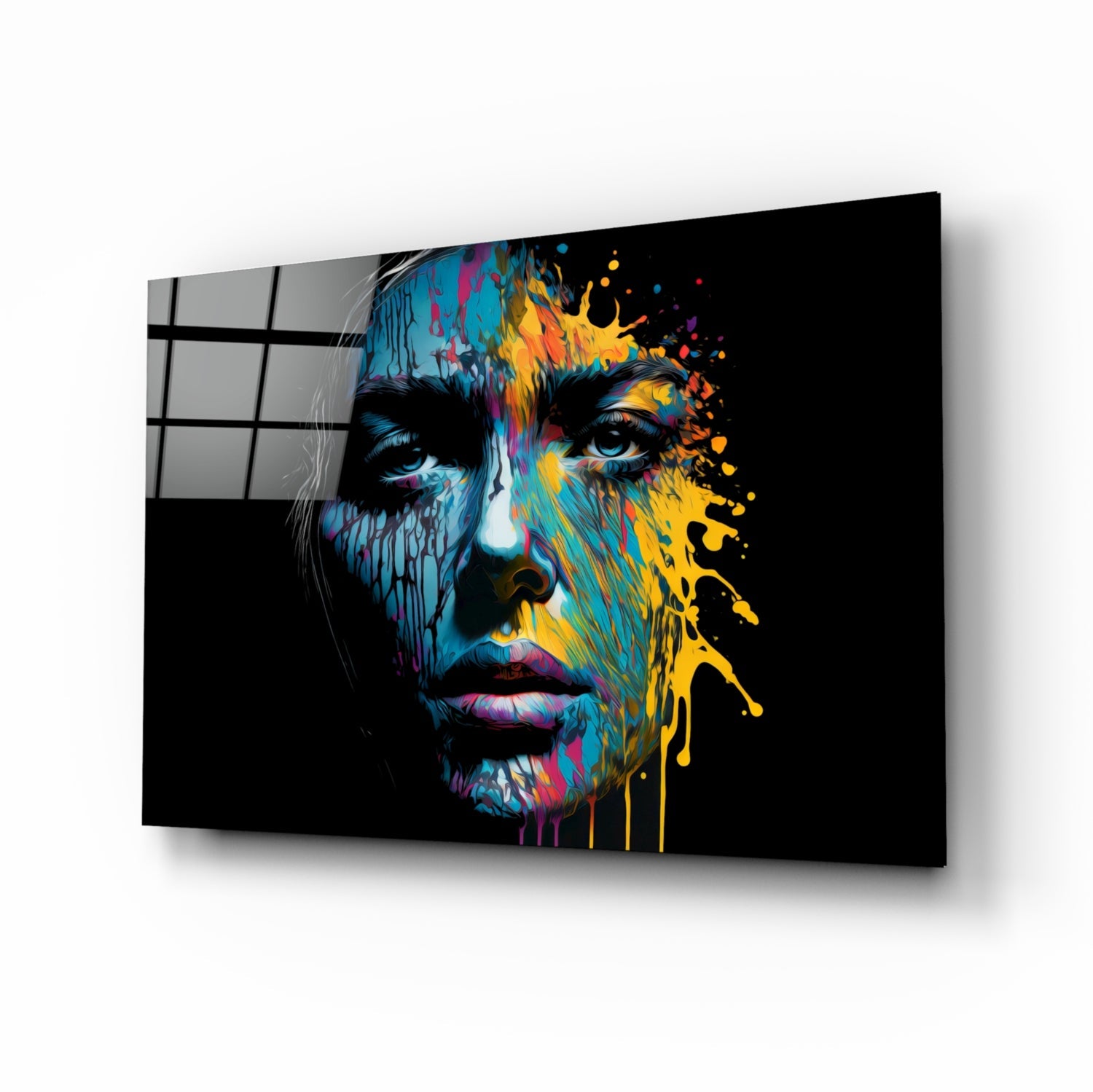 Beautiful Splash Glass Wall Art  || Designer Collection | Insigne Art Design.