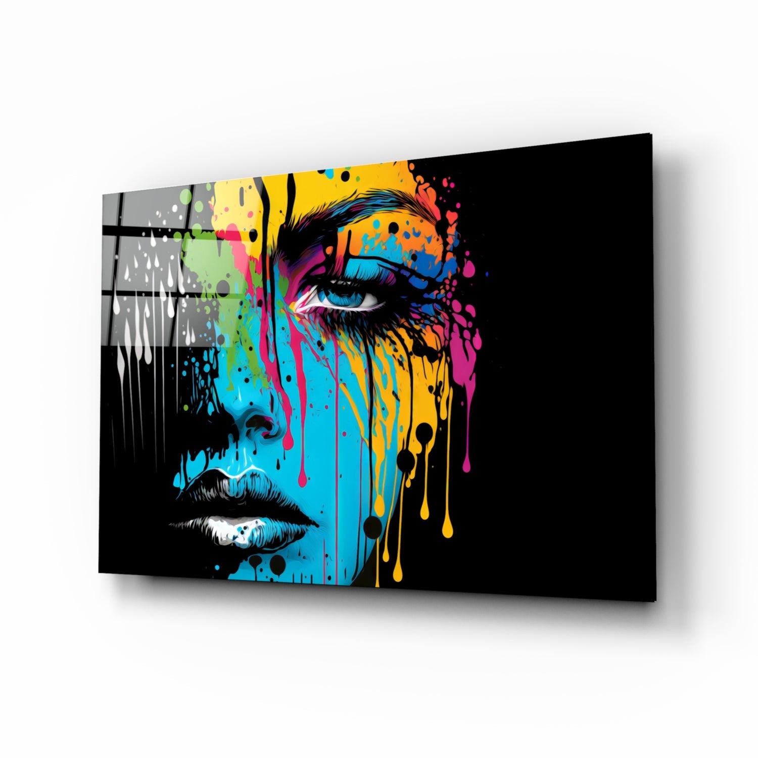 Melting Beauty Glass Wall Art  || Designer Collection | Insigne Art Design.