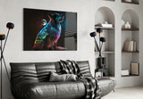Space Dog Glass Wall Art  || Designer Collection | Insigne Art Design.