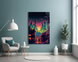 Walk to the New Life Glass Wall Art  || Designers Collection | Insigne Art Design.