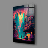 Dream of a New Life Glass Wall Art  || Designers Collection | Insigne Art Design.