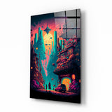 Dream of a New Life Glass Wall Art  || Designers Collection | Insigne Art Design.