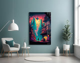 Dream of a New Life Glass Wall Art  || Designers Collection | Insigne Art Design.