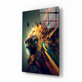 Lion King Glass Wall Art  || Designer Collection | Insigne Art Design.