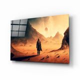 Walk on Another Planet Glass Wall Art  || Designers Collection | Insigne Art Design.