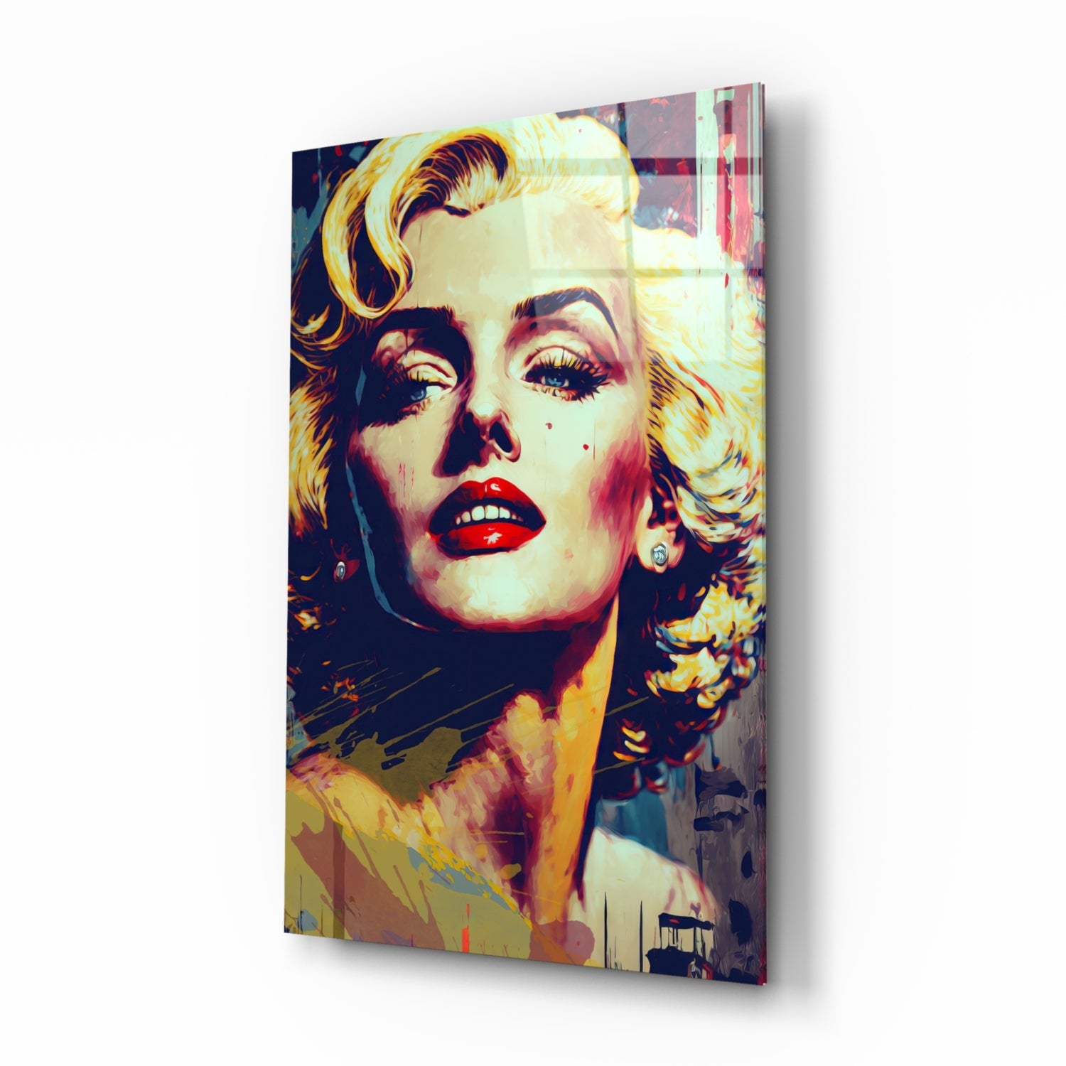 Marilyn Monroe Glass Wall Art  || Designer Collection | Insigne Art Design.