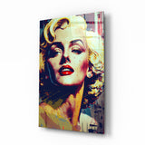 Marilyn Monroe Glass Wall Art  || Designer Collection | Insigne Art Design.