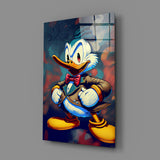Anger of Donald Duck Glass Wall Art  || Designer Collection | Insigne Art Design.
