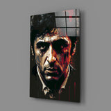 Al Pacino Glass Wall Art  || Designer Collection.