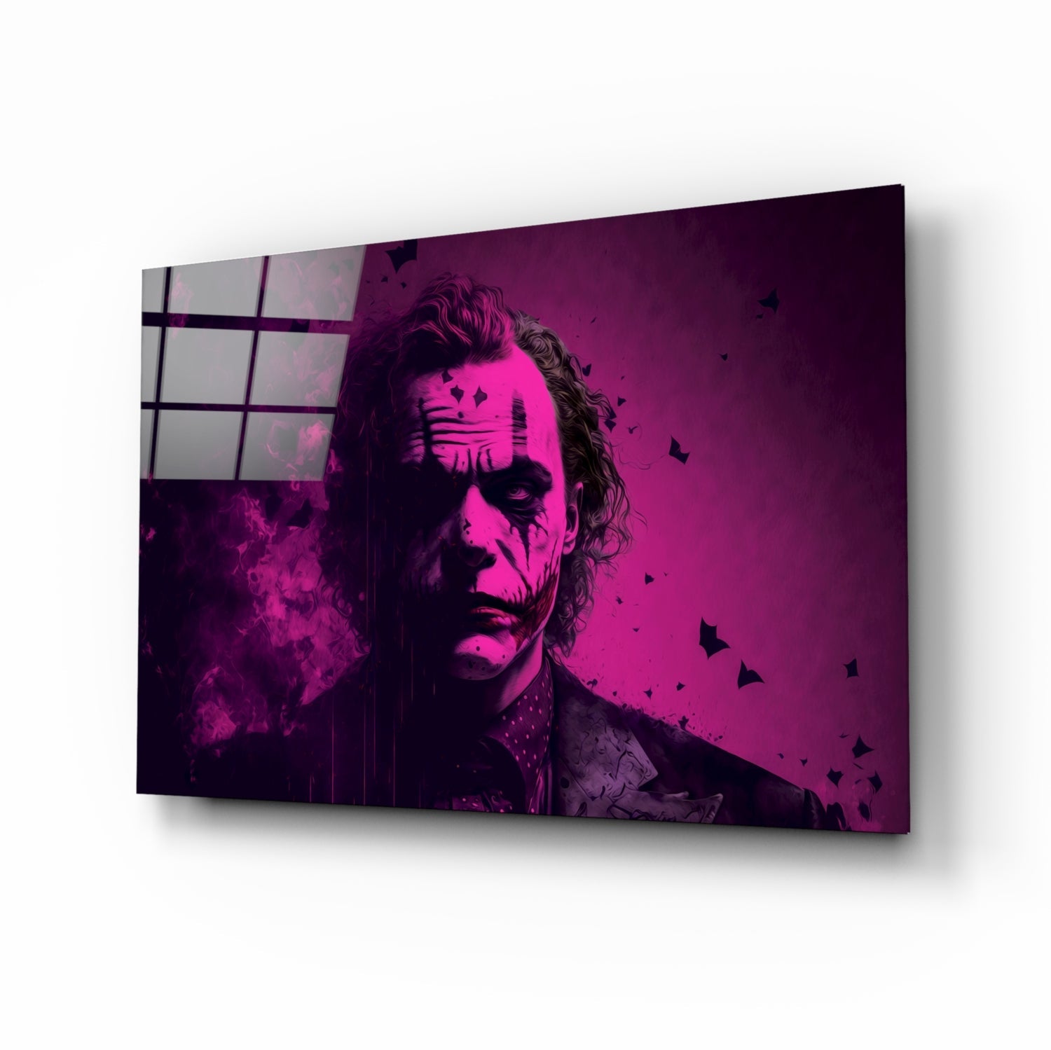Joker Glass Wall Art  || Designer Collection.