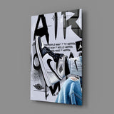 Air Jordan Glass Wall Art || Designer Collection.