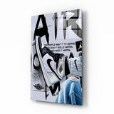 Air Jordan Glass Wall Art || Designer Collection.