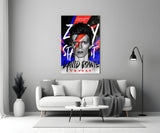 David Bowie Glass Wall Art || Designers Collection.