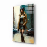 Pose Womanly Glass Wall Art || Designer Collection.