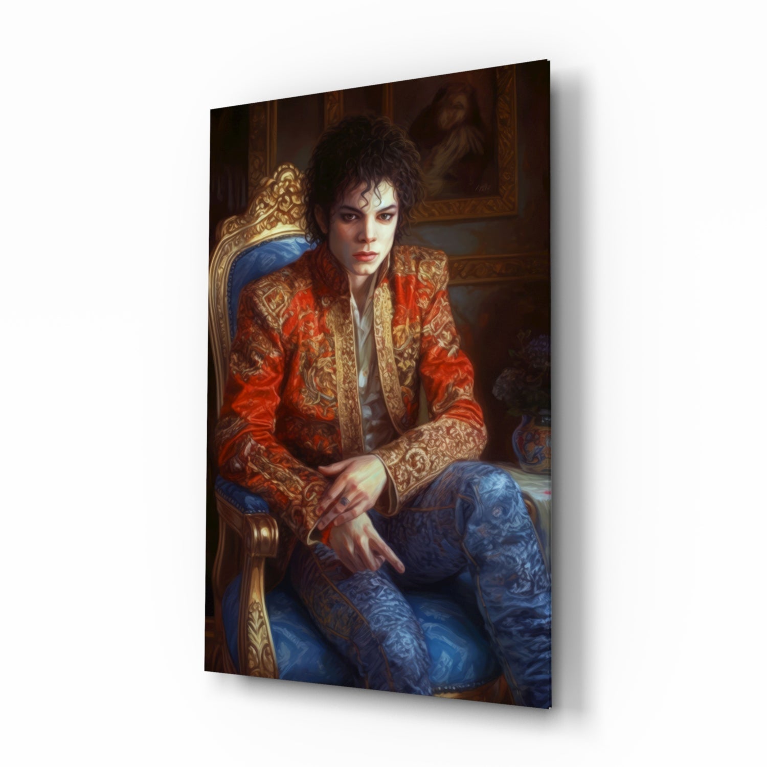 Michael Jackson  Glass Wall Art || Designer Collection.