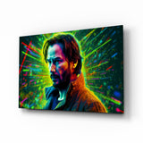 Keanu Reeves Glass Wall Art || Designer Collection.
