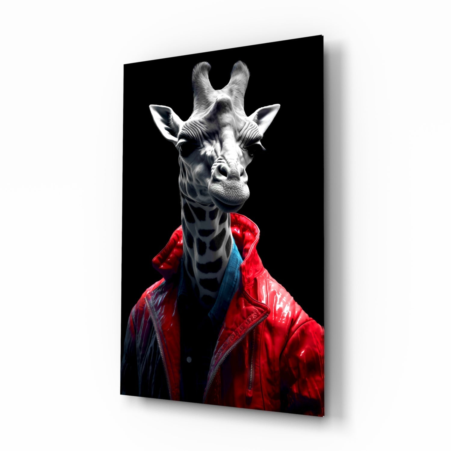 Stylish Giraffe Glass Wall Art || Designer Collection