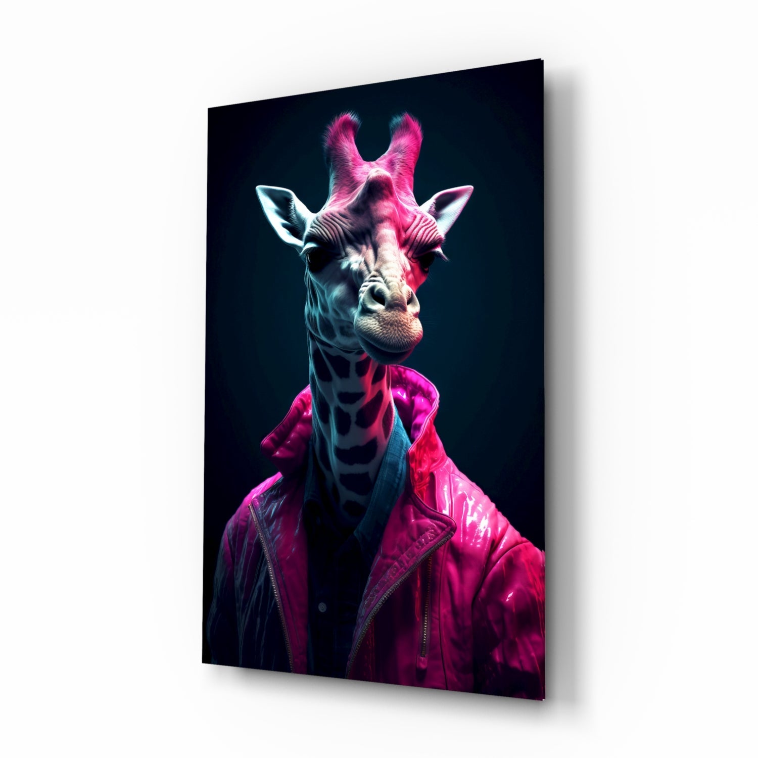 Stylish Giraffe Glass Wall Art || Designer Collection.