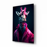 Stylish Giraffe Glass Wall Art || Designer Collection.