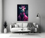 Stylish Giraffe Glass Wall Art || Designer's Collection