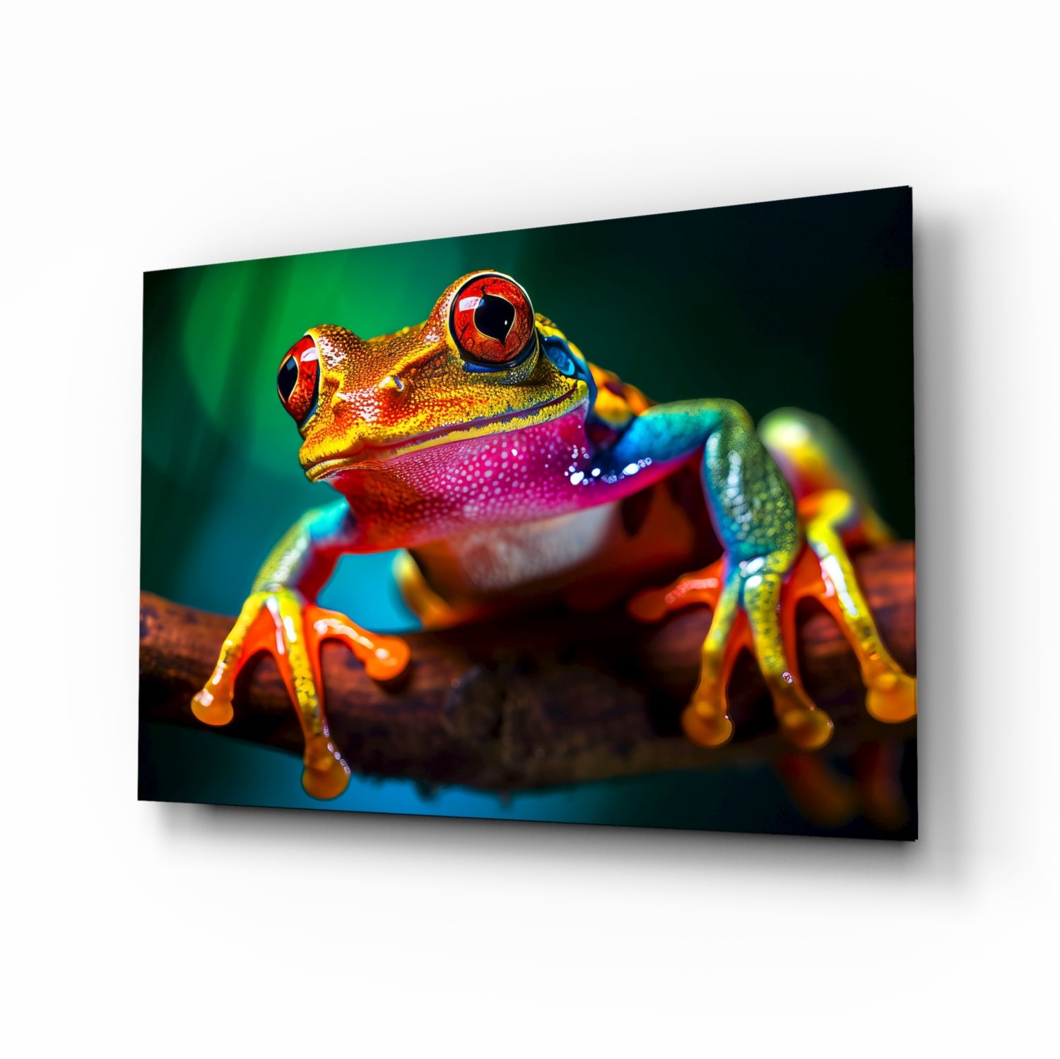 Froglet Glass Wall Art || Designer Collection.