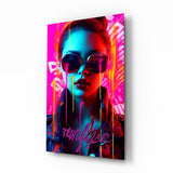 Stylish Woman Glass Wall Art || Designer Collection.