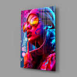 Stylish Woman Glass Wall Art || Designer Collection.