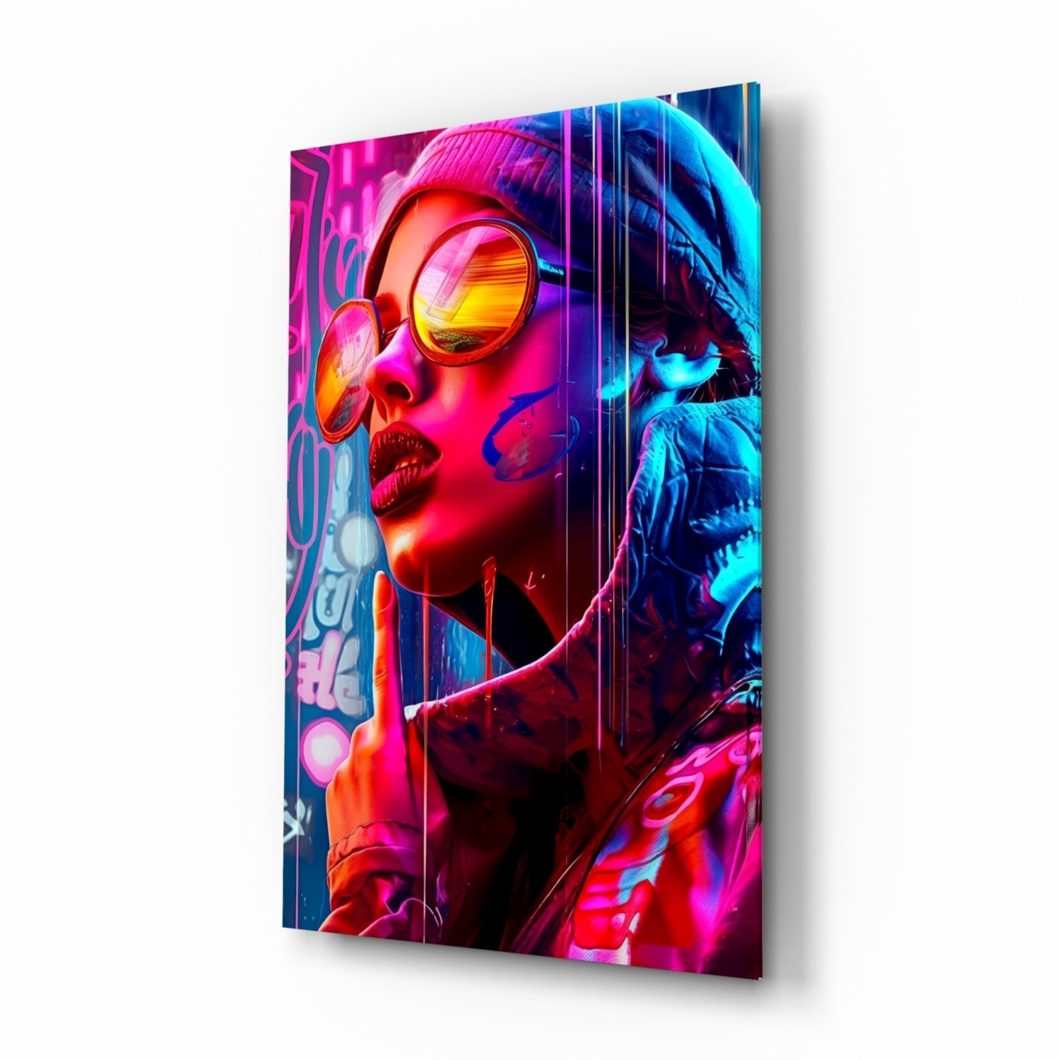 Stylish Woman Glass Wall Art || Designer Collection.