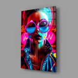 Stylish Woman Glass Wall Art || Designer Collection.