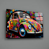 Flowering VW Glass Wall Art || Designer Collection