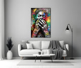 Ssssh Glass Wall Art || Designer Collection.